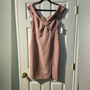 one one six blush cocktail dress L